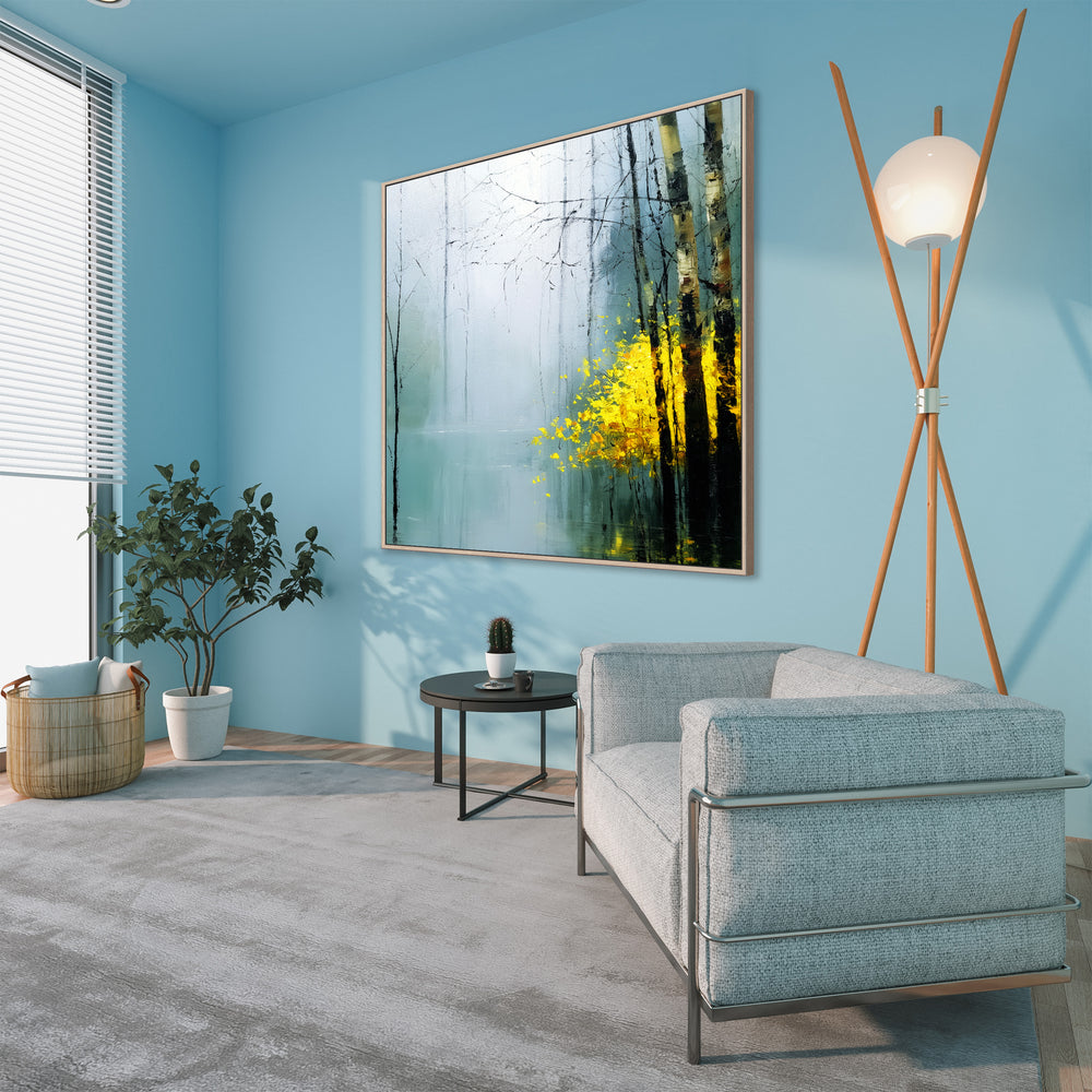 Large Birch Forest Canvas Print