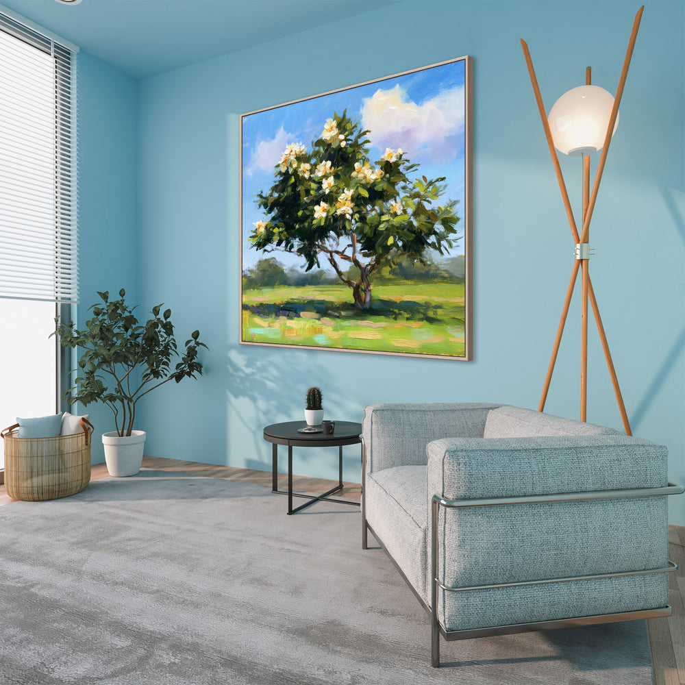 Large Magnolia Tree Canvas Print