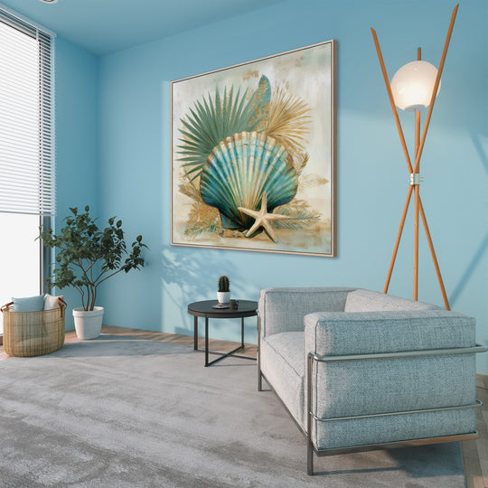Coastal Seashell Canvas Print
