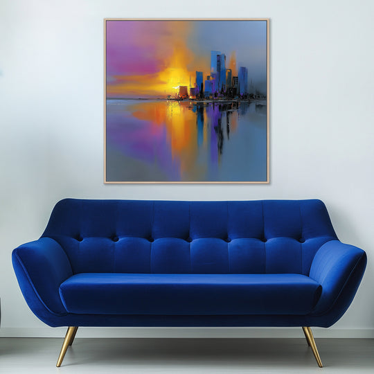 City Skyline Canvas Print