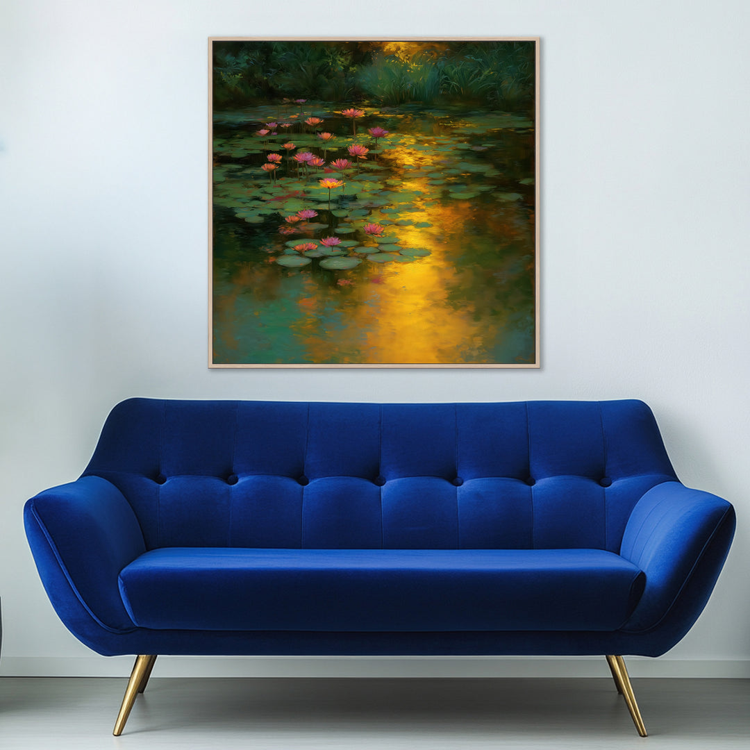 Lotus Pond Canvas Print