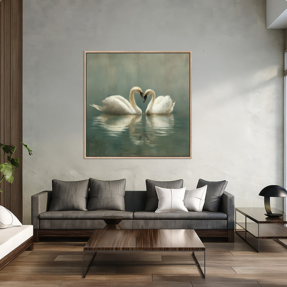 Swans Canvas Print