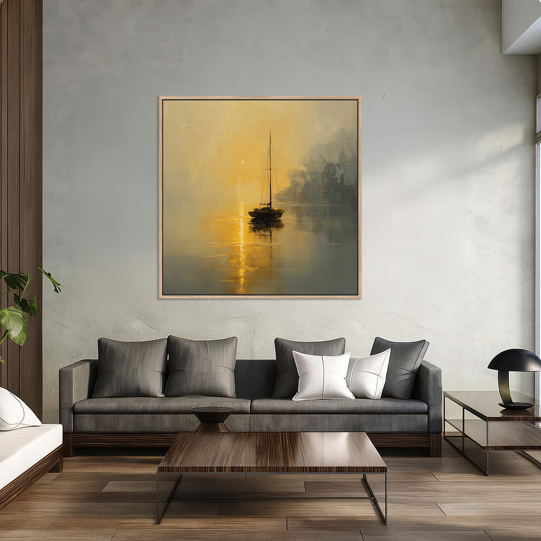 Sailboat Sunset Canvas Print
