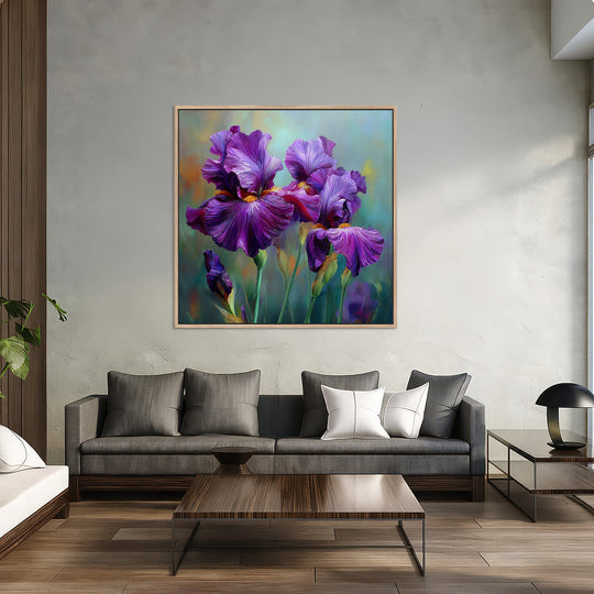 Purple Iris Canvas Print