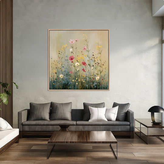Botanical meadow wall art