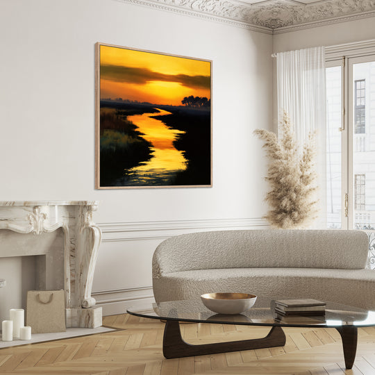 Large Sunset Canvas Print