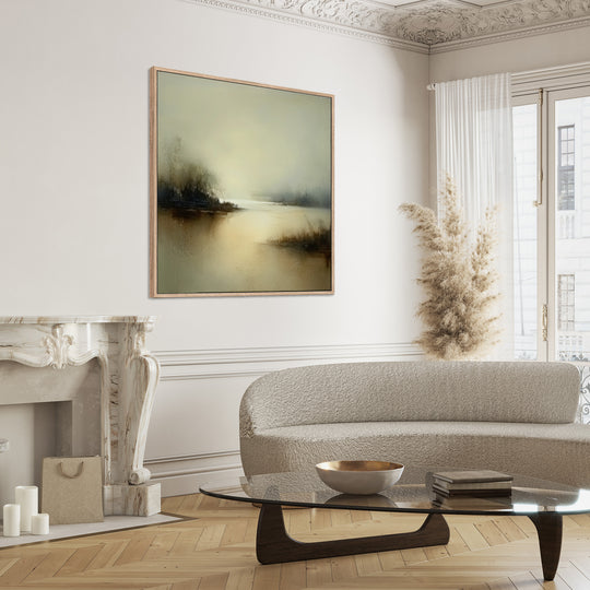 Misty Landscape Canvas Print