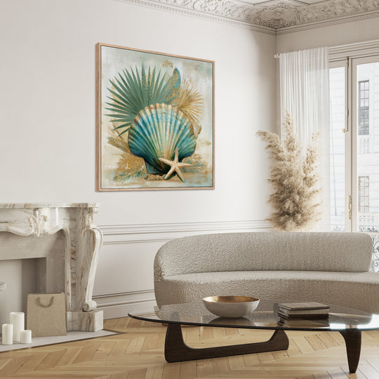 Coastal Seashell Canvas Print