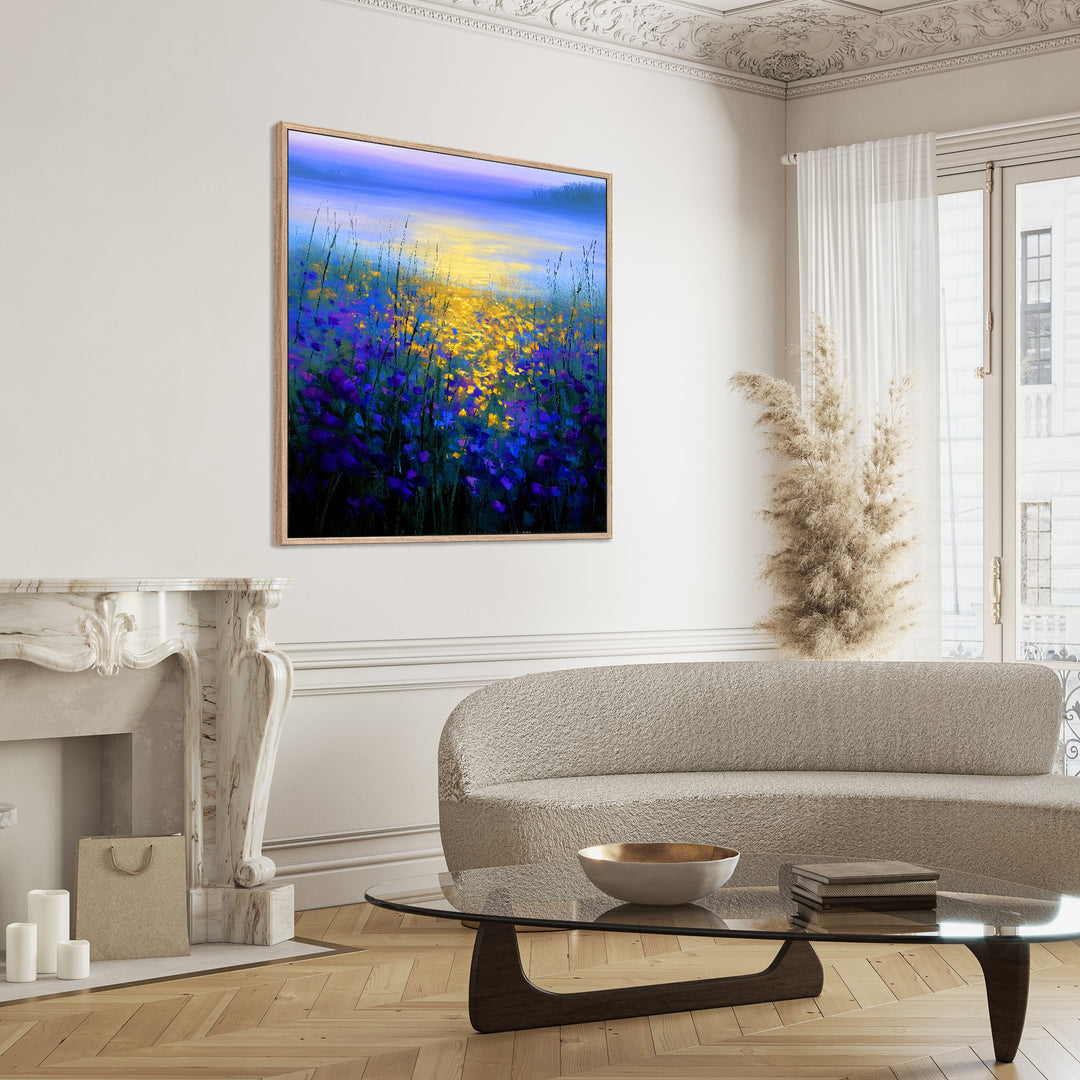 Large Wildflower Canvas Print