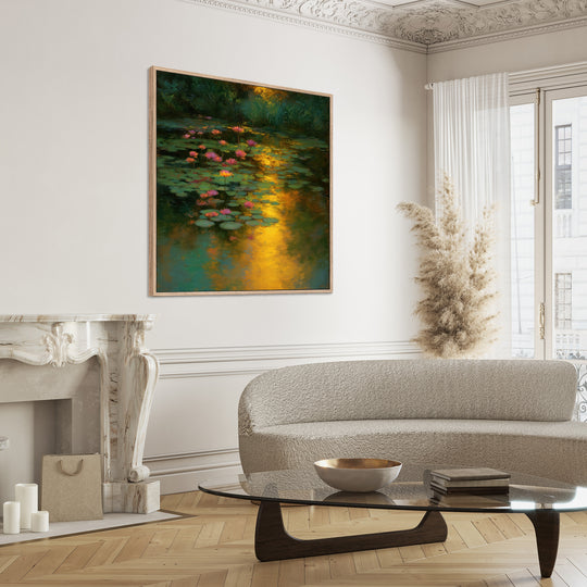 Lotus Pond Canvas Print