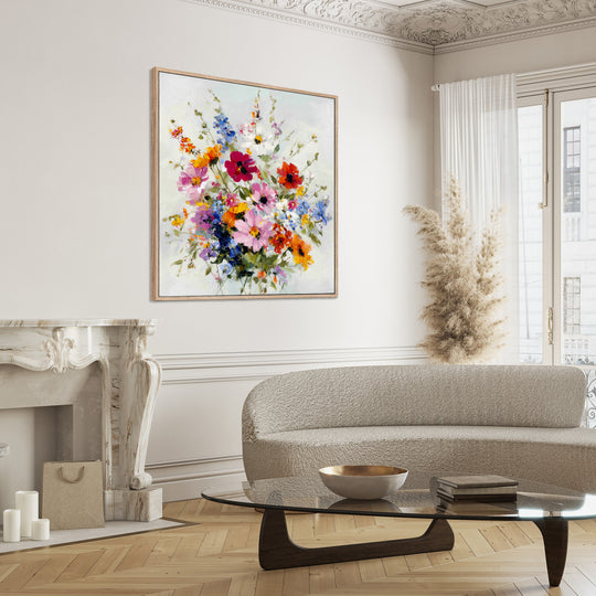 Colorful Wildflower Canvas Print