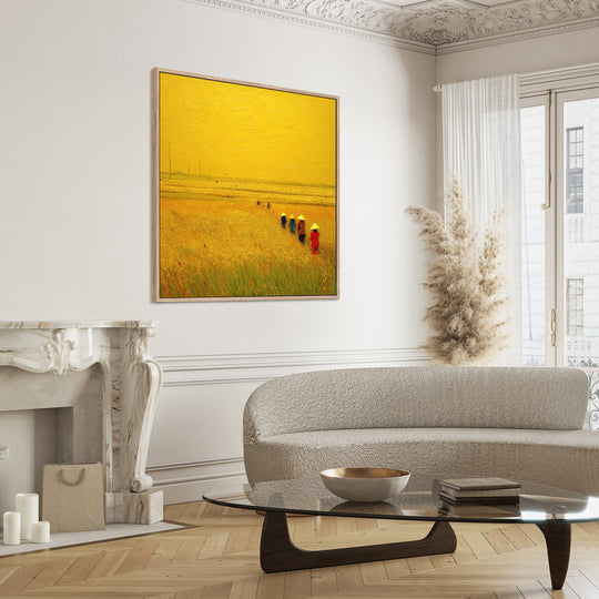 Yellow Field Canvas Print