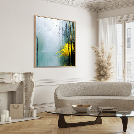 Large Birch Forest Canvas Print
