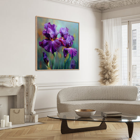 Purple Iris Canvas Print