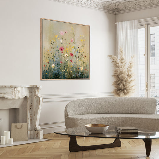 Botanical meadow wall art
