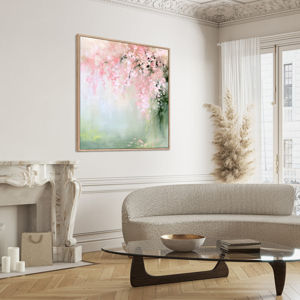Pink Floral Wall Art