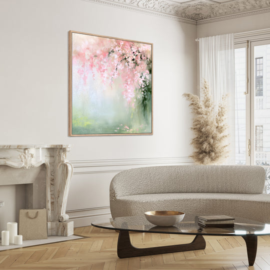 Pink Floral Wall Art