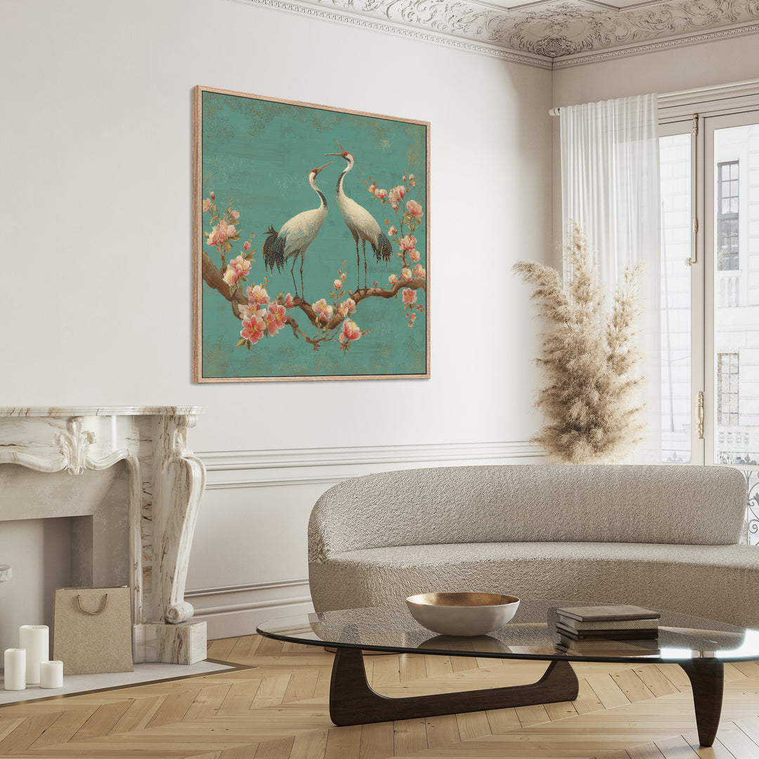 Crane Bird Canvas Print