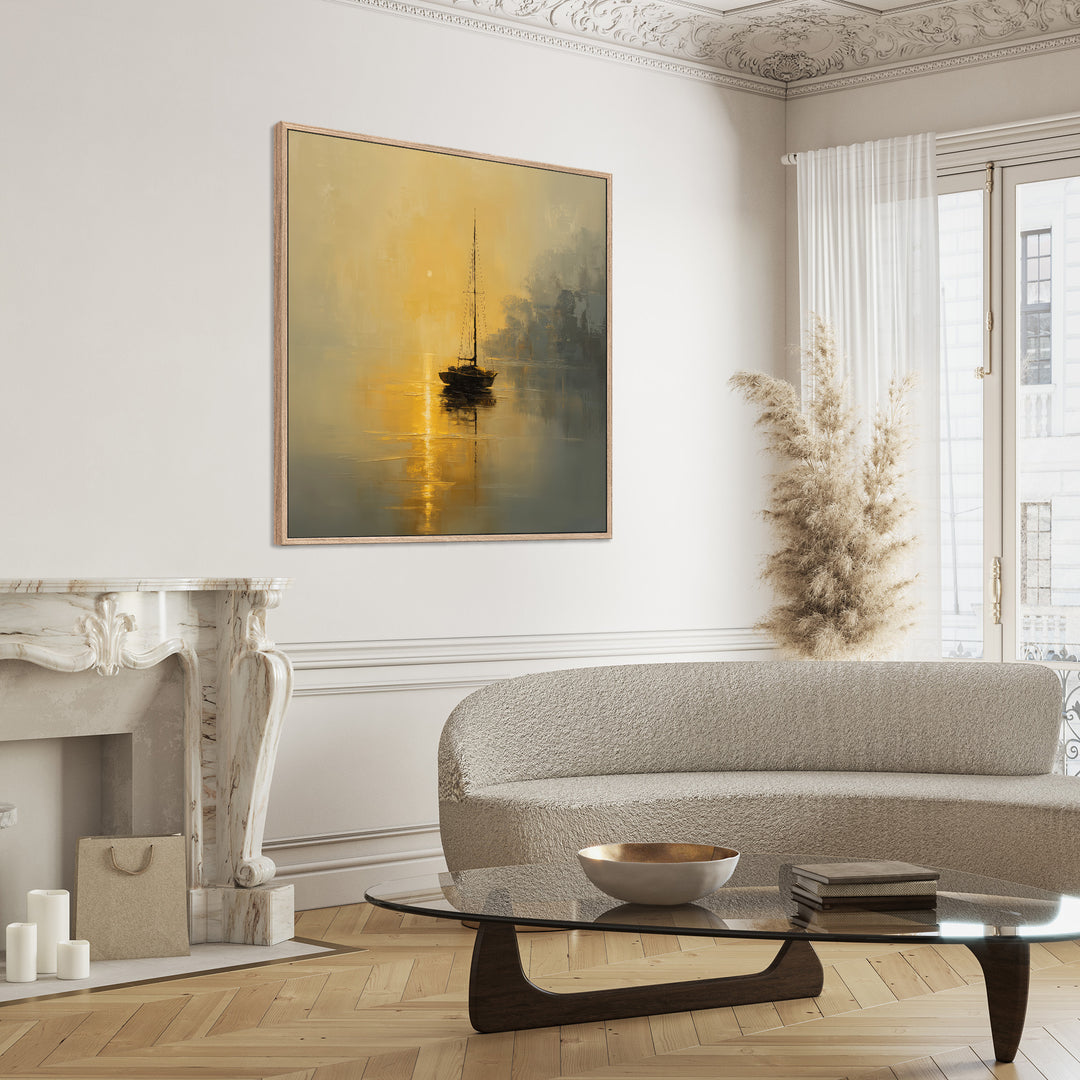 Sailboat Sunset Canvas Print