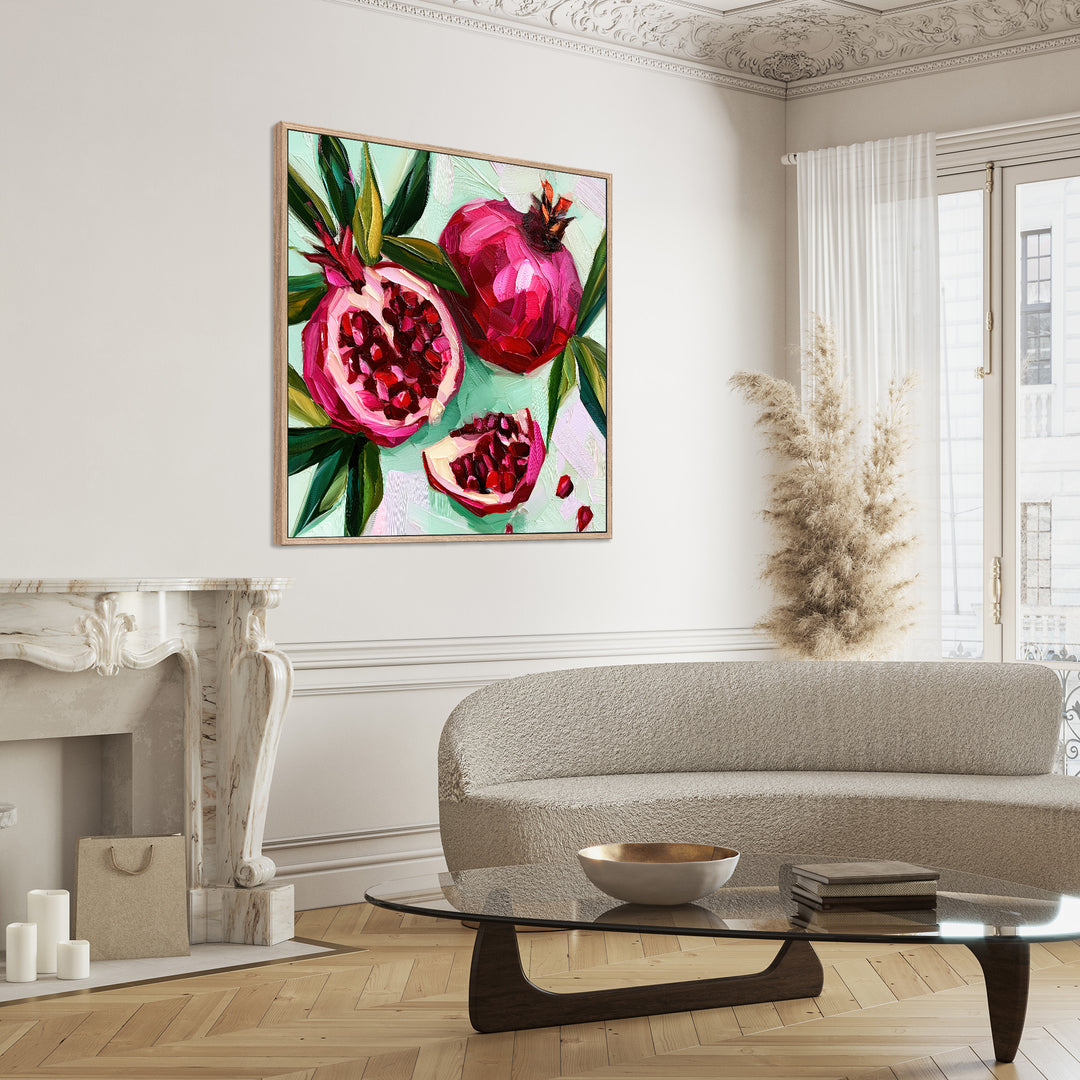Large Pomegranate Canvas Print