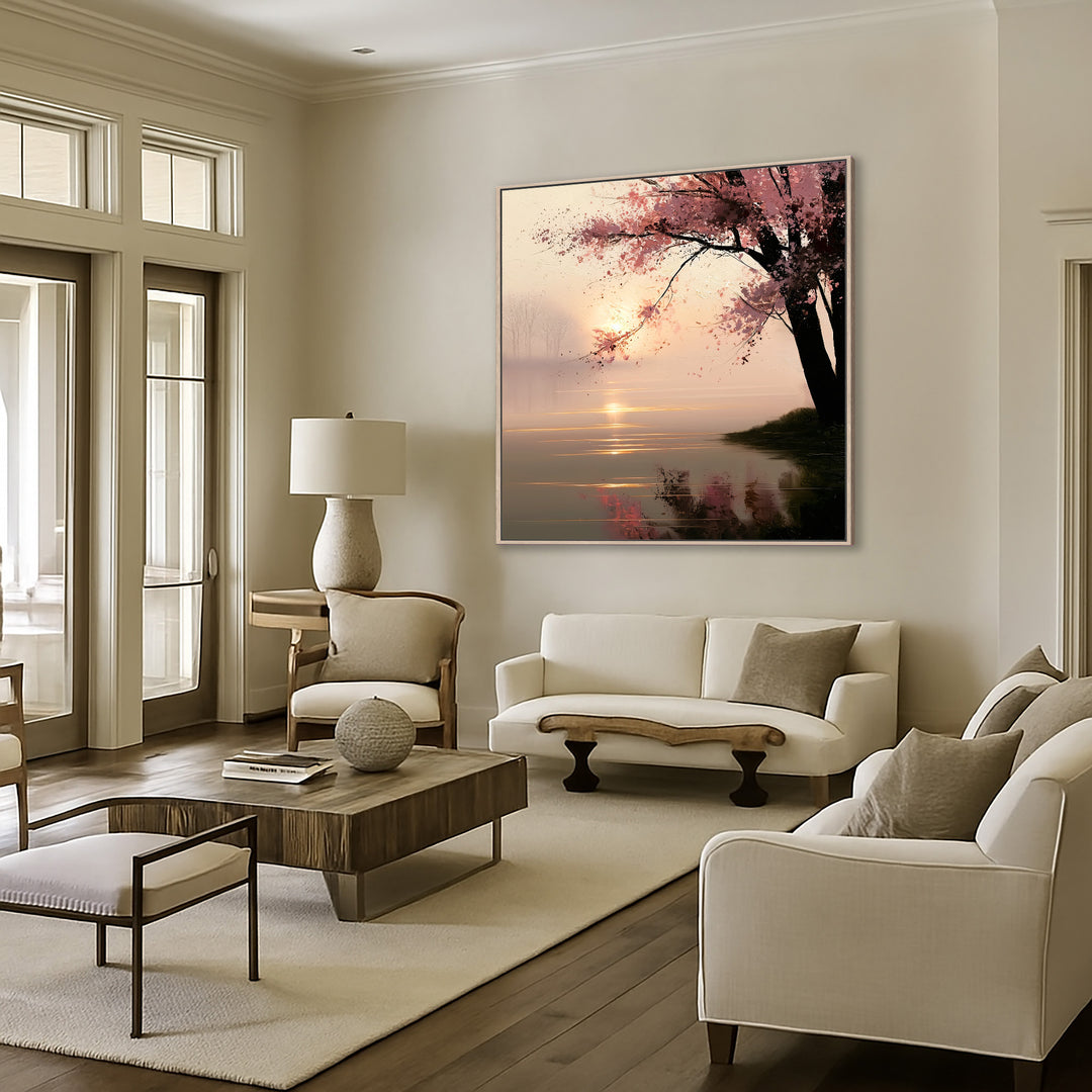 Large Cherry Blossom Canvas Print