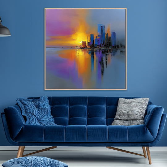 City Skyline Canvas Print