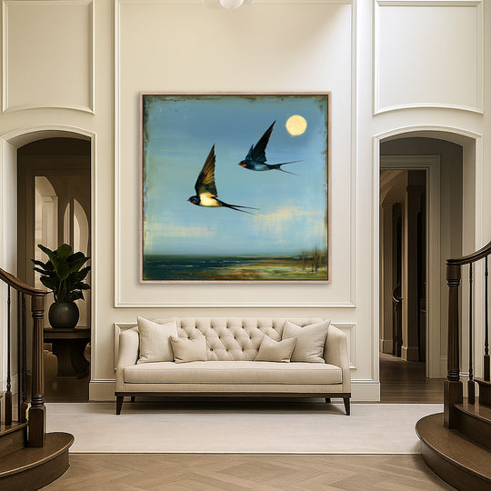 Large Swallow Canvas Print