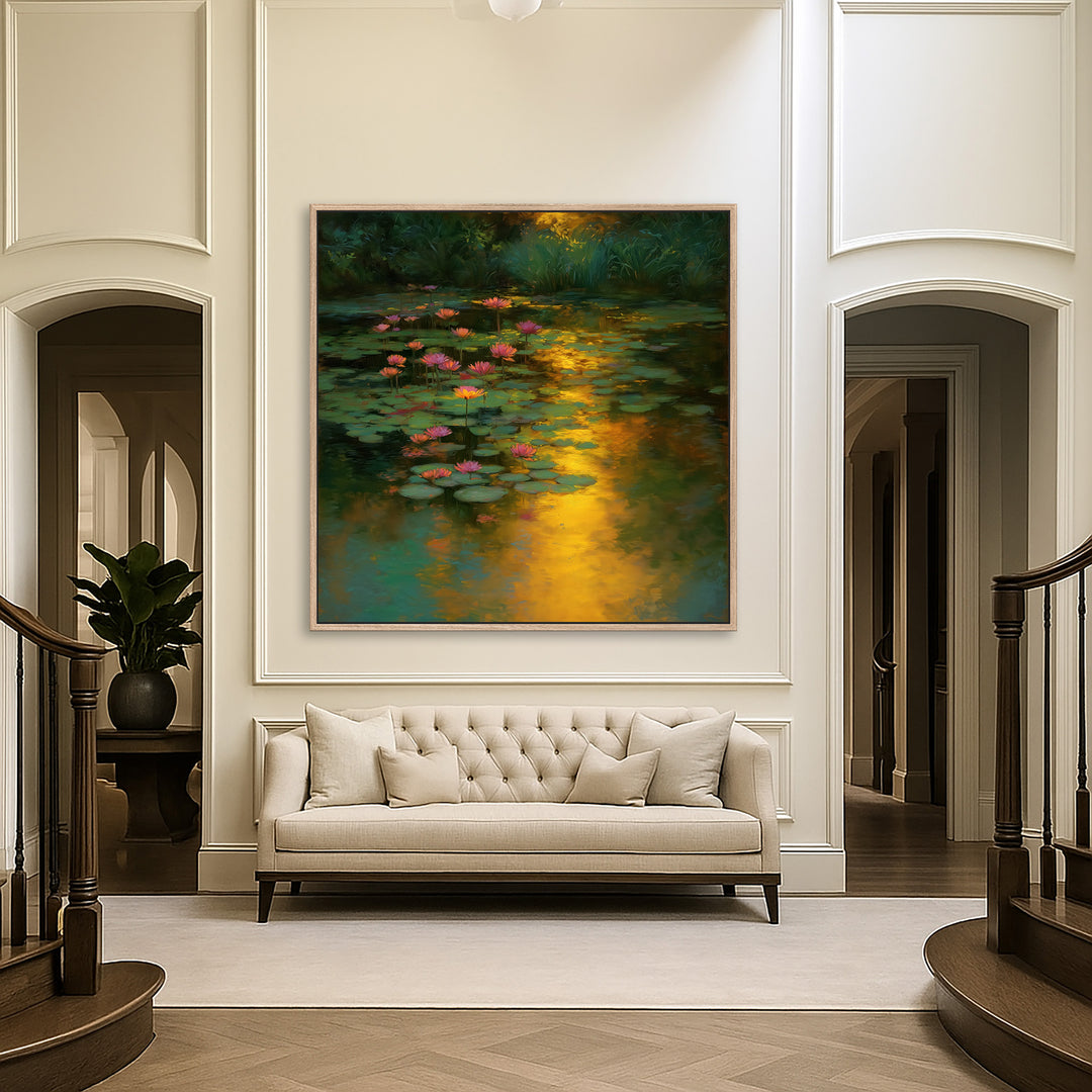 Lotus Pond Canvas Print