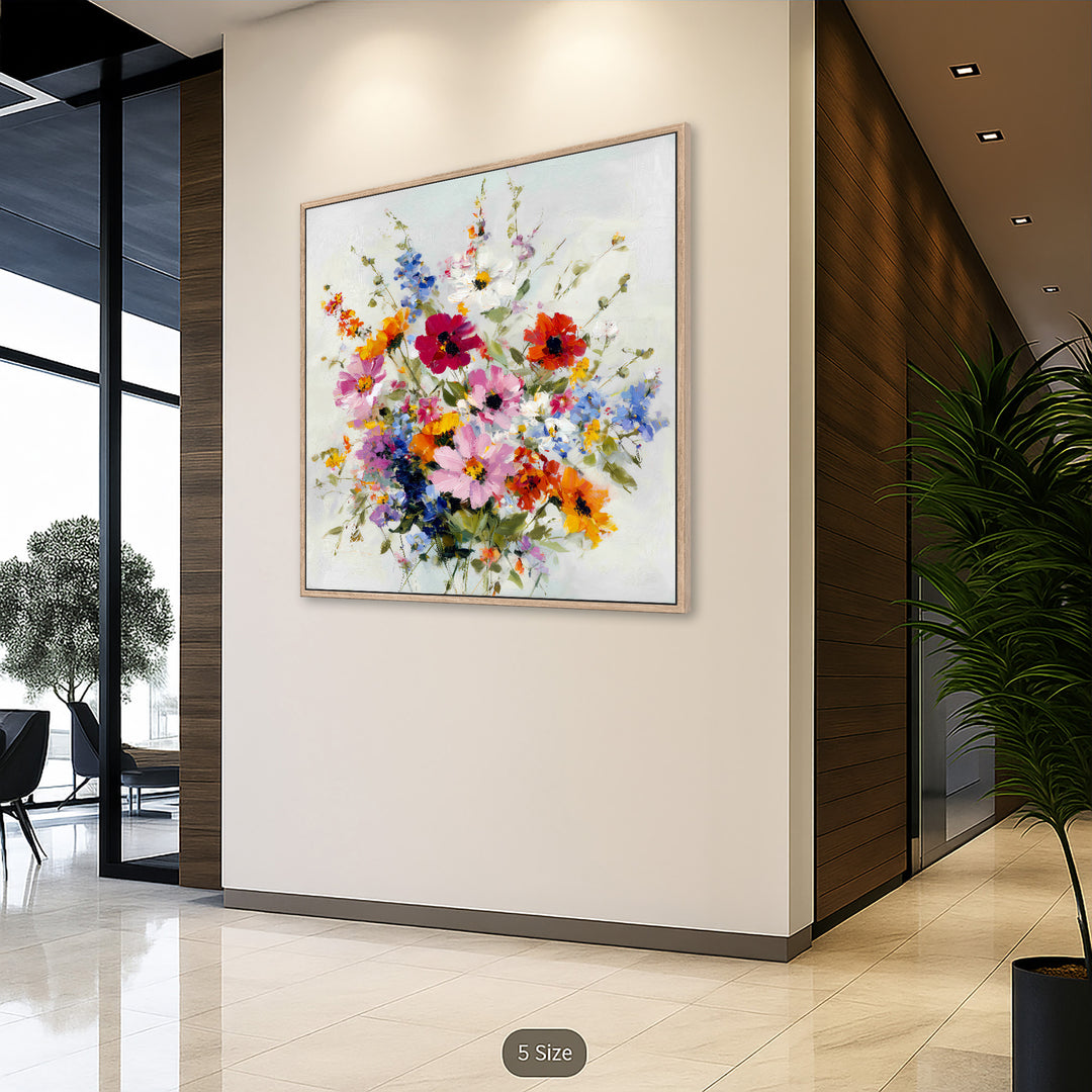 Colorful Wildflower Canvas Print