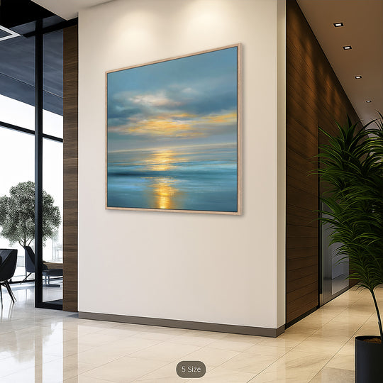 Blue Sky Canvas Seascape