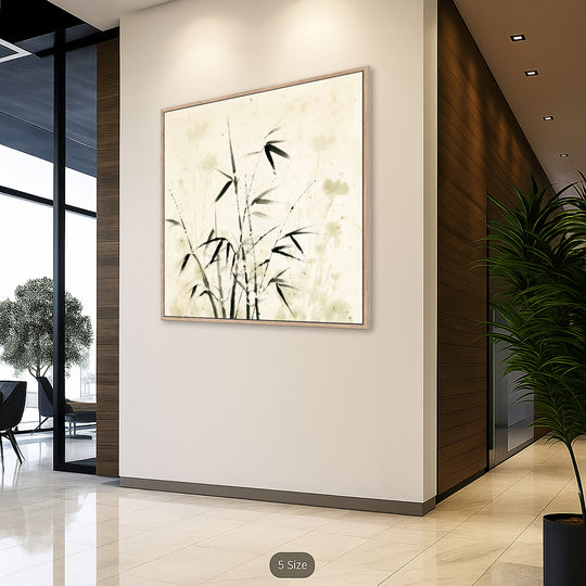 Large Bamboo Canvas Print
