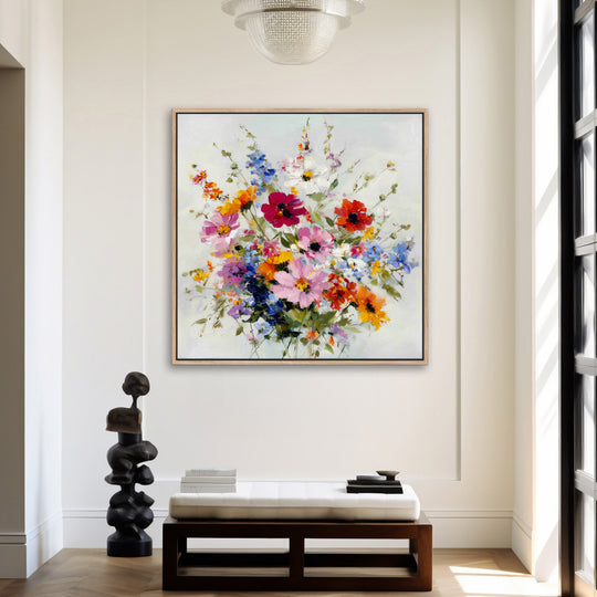 Colorful Wildflower Canvas Print