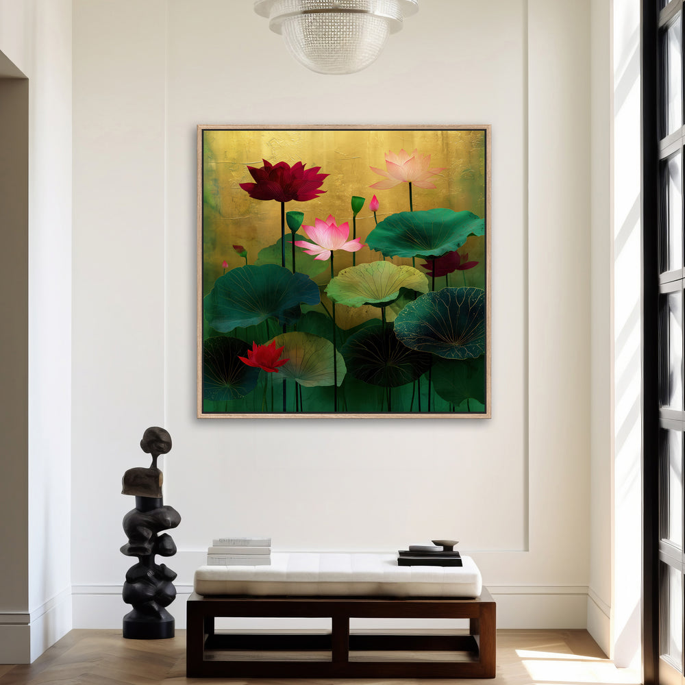 Large Lotus Canvas Print