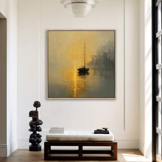 Sailboat Sunset Canvas Print