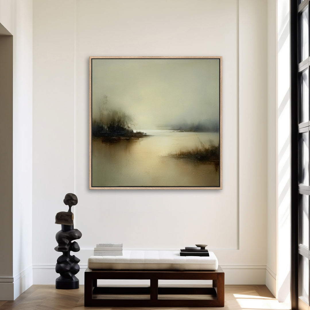 Misty Landscape Canvas Print