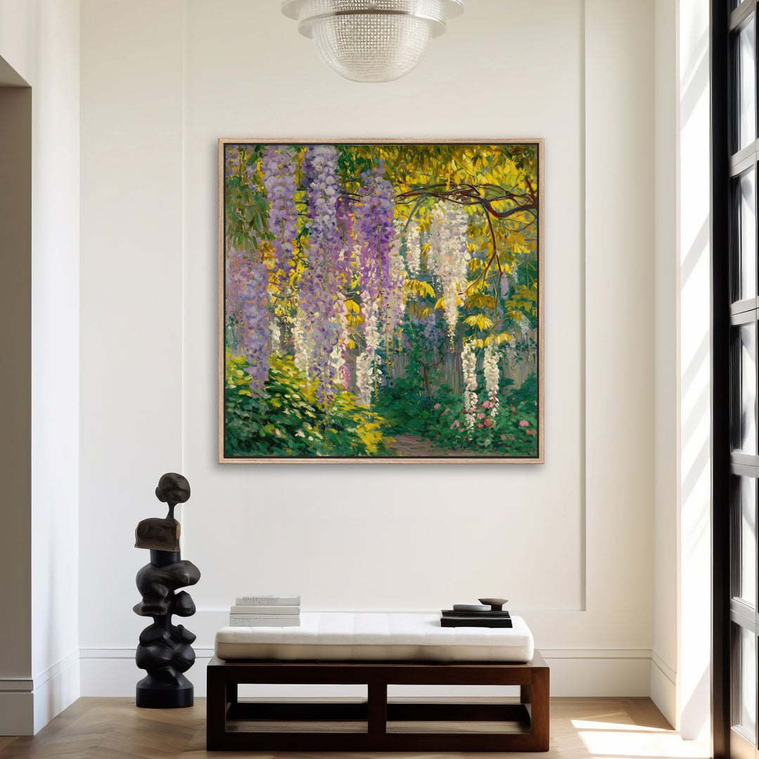 Wisteria Garden Canvas Print