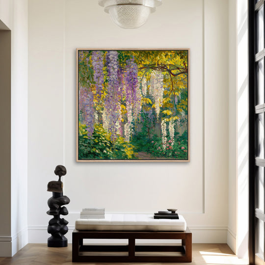 Wisteria Garden Canvas Print