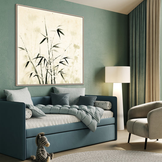 Large Bamboo Canvas Print