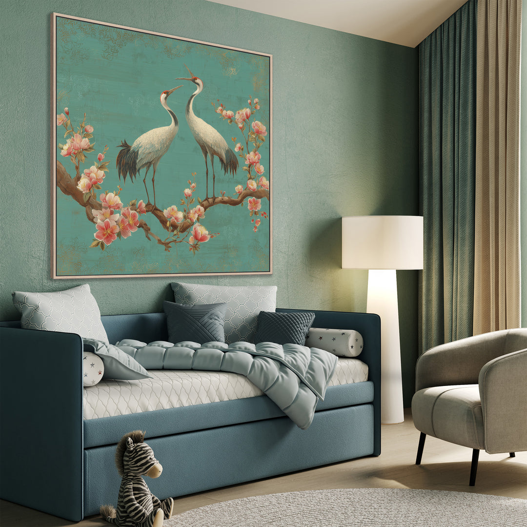 Crane Bird Canvas Print
