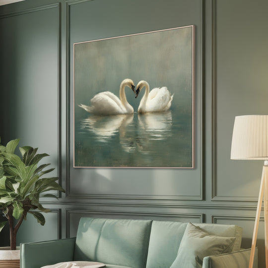 Swans Canvas Print