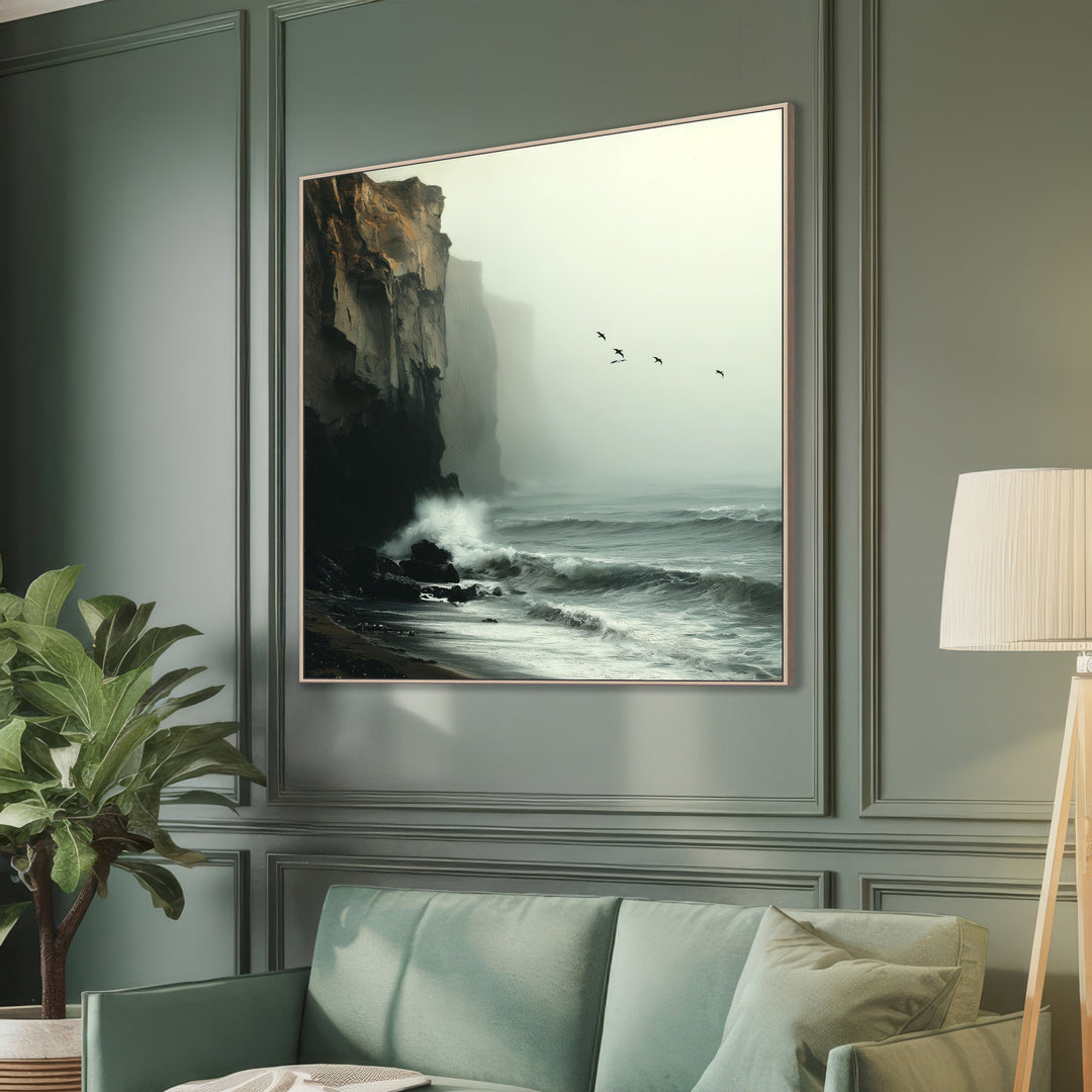 Large Coastal Canvas Print