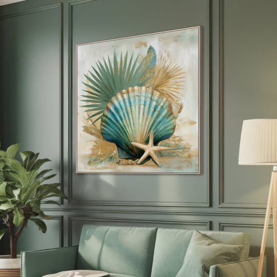 Coastal Seashell Canvas Print