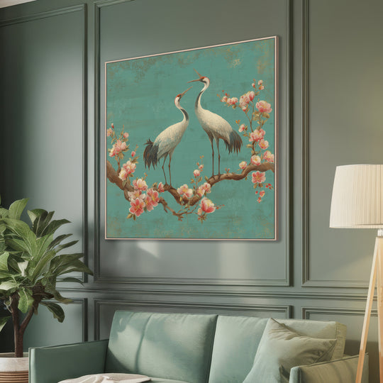 Crane Bird Canvas Print