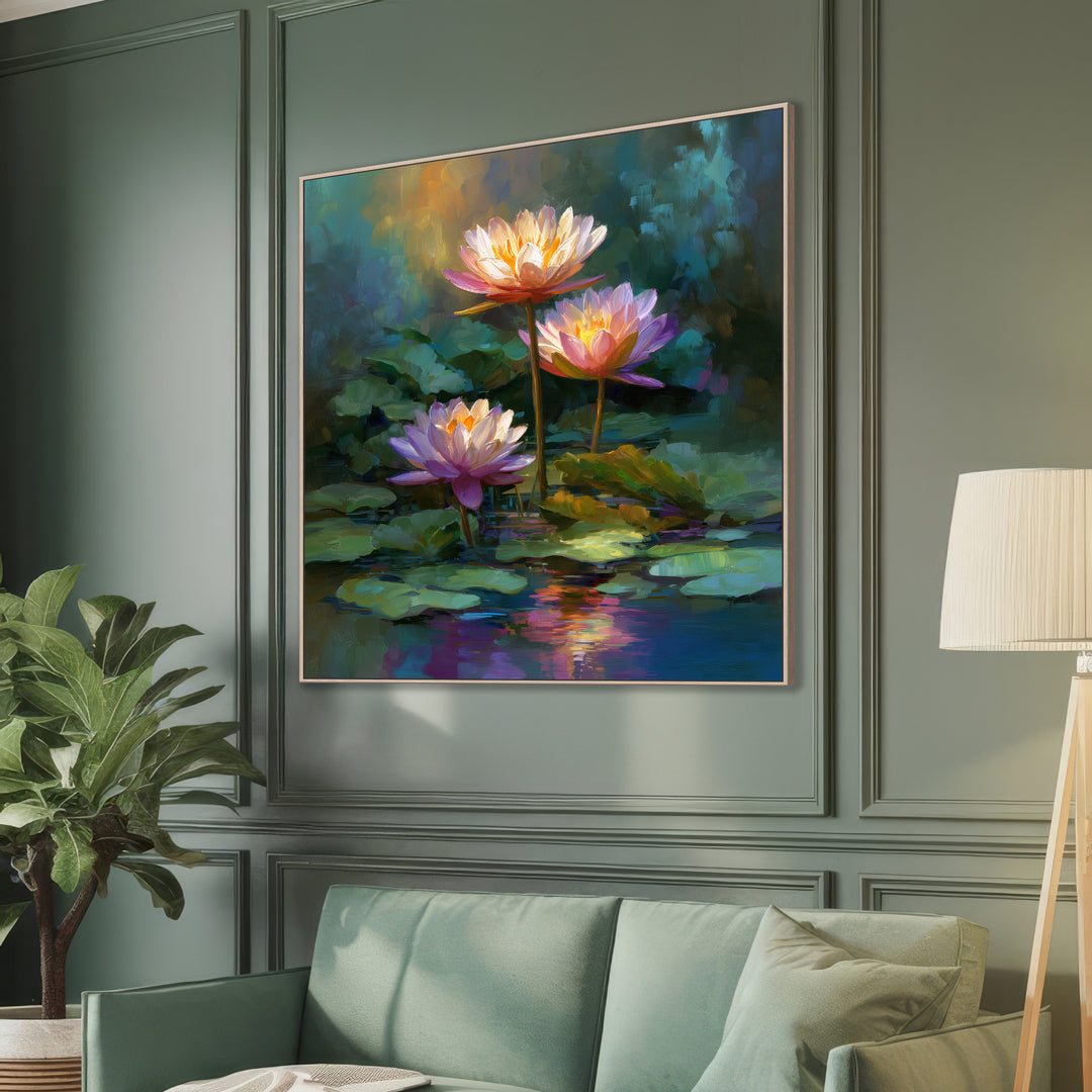 Lotus Flower Canvas Print