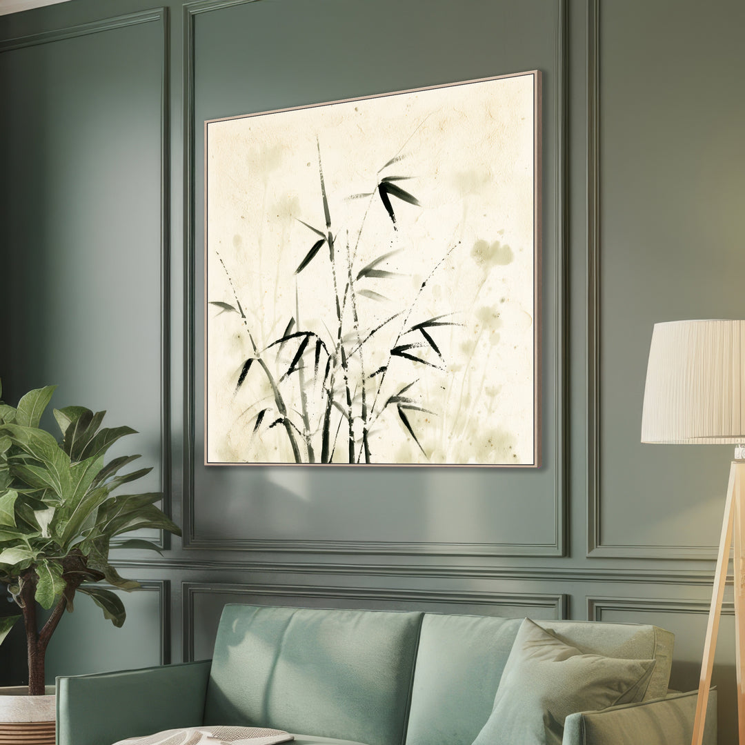 Large Bamboo Canvas Print