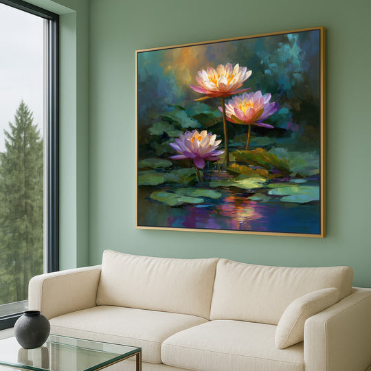 Lotus Flower Canvas Print