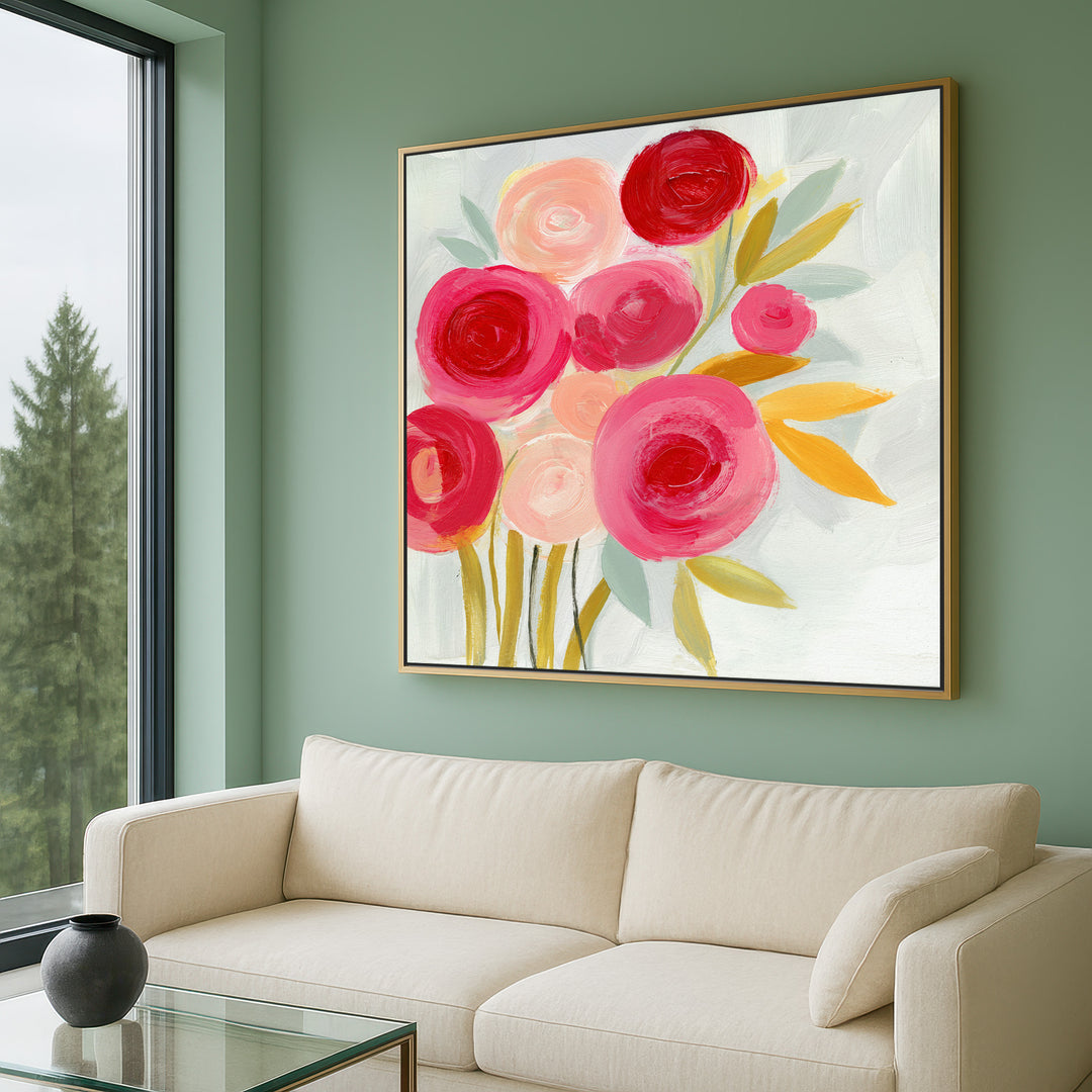 Pink Red Flower Bouquet