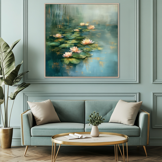 Water lily pond
