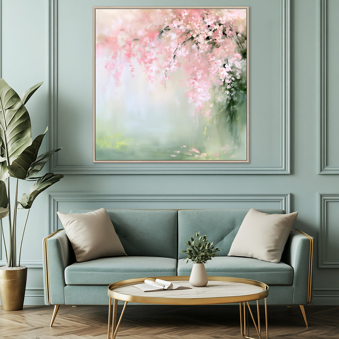 Pink Floral Wall Art