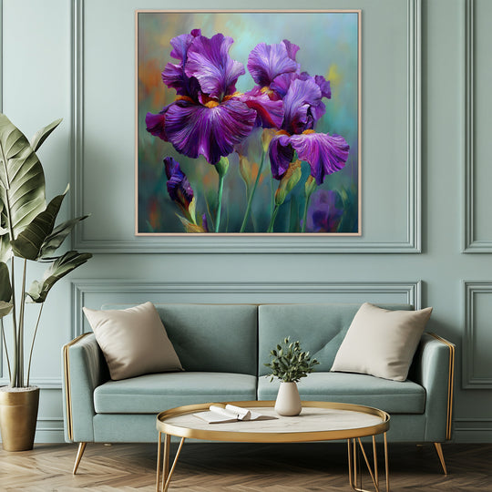 Purple Iris Canvas Print